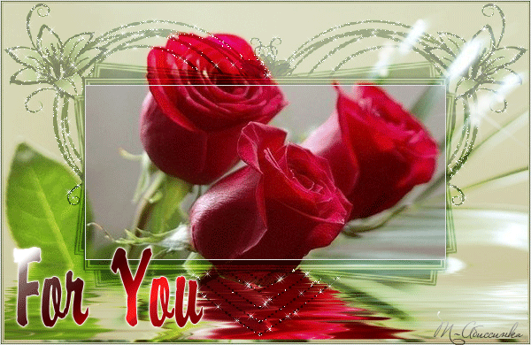 For You  три красных розы