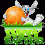 Happy Easter! (кролик и яйцо))
