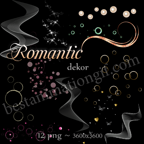 Элементы для дизайна - Romantic