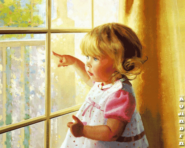 Девочка у окна
