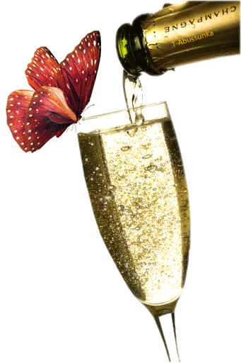 Бокал шампанского картинка на прозрачном фоне