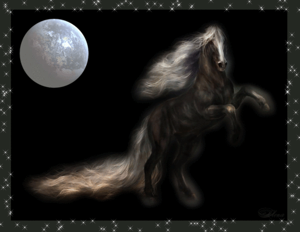 Лошадь и луна