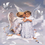 Целующиеся ангелочки