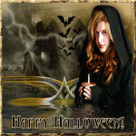 Happy Halloween!Ведьма со свечой